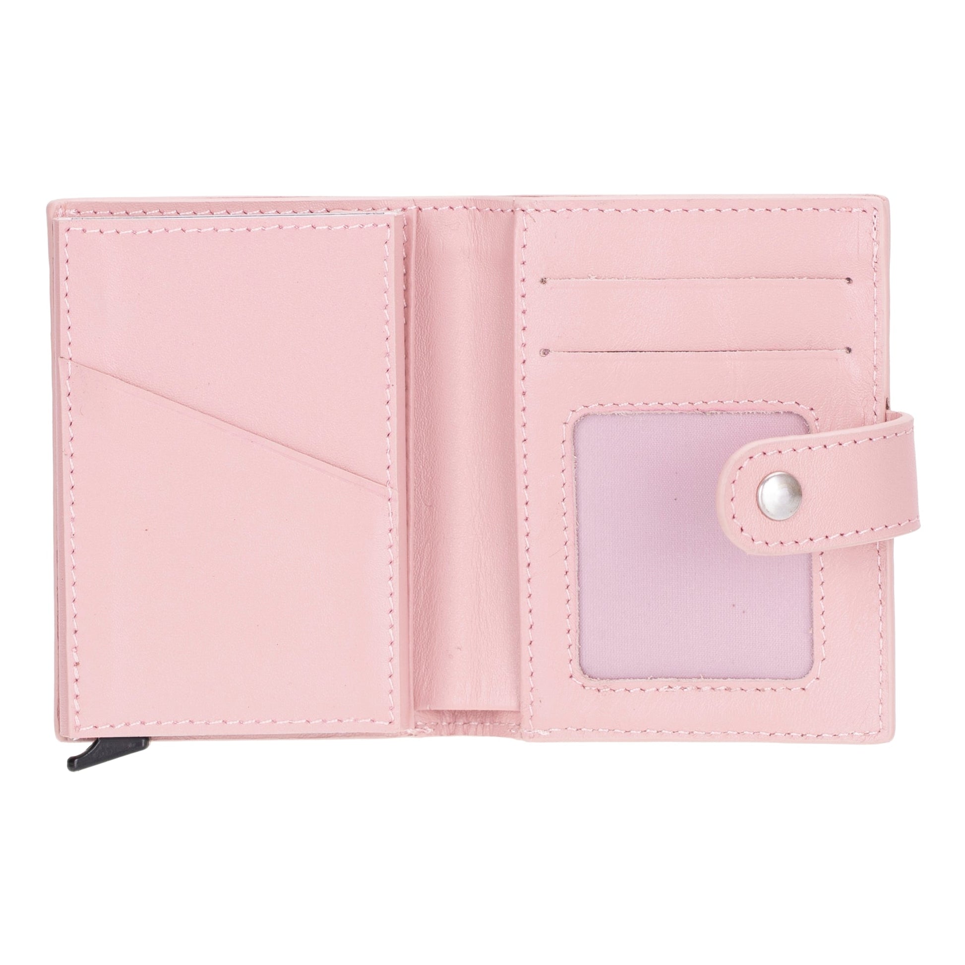 Douglas Genuine Leather Pop-Up Wallet with AirTag Slot - RFID Blocking Cardholder - Concordia Style Boutique