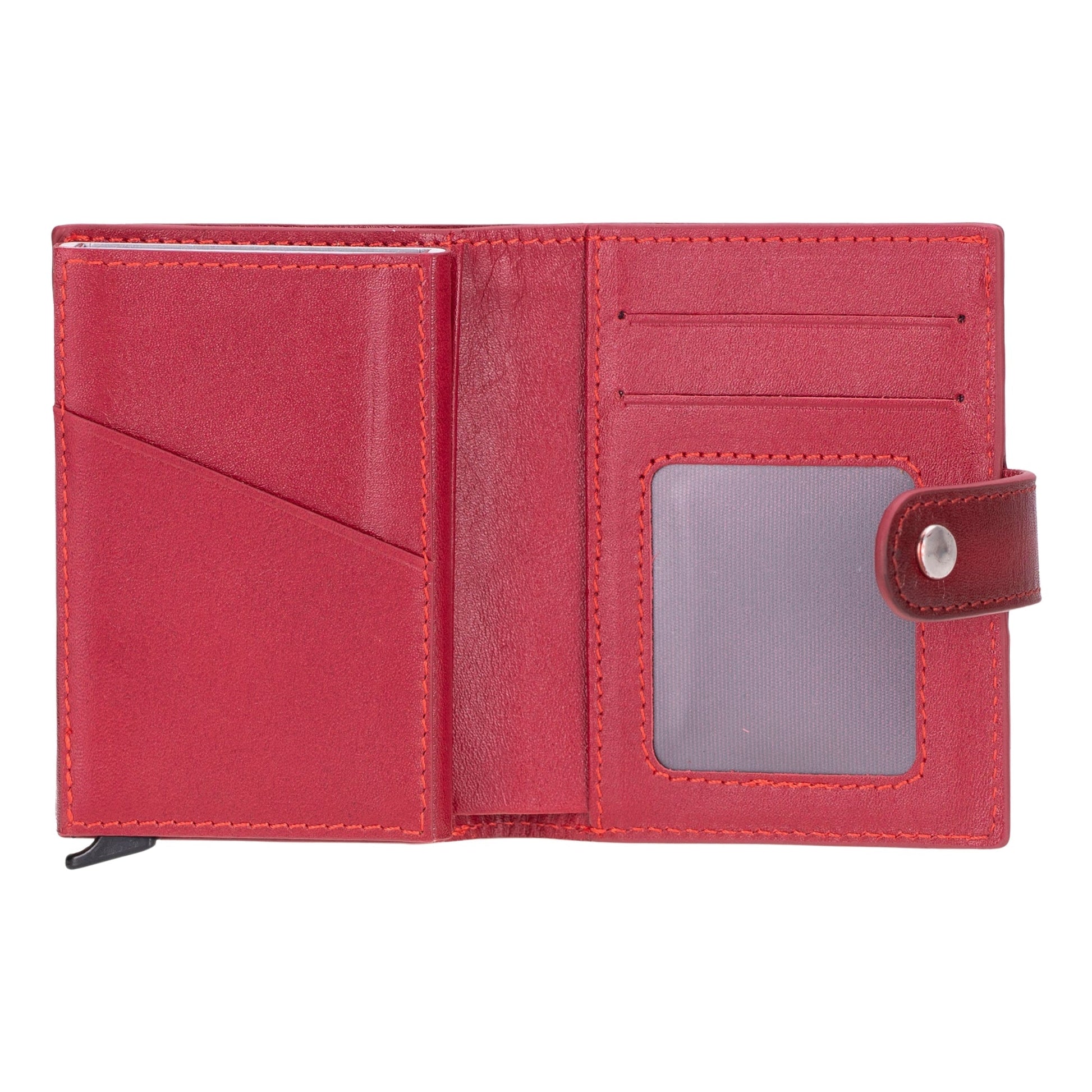 Douglas Genuine Leather Pop-Up Wallet with AirTag Slot - RFID Blocking Cardholder - Concordia Style Boutique