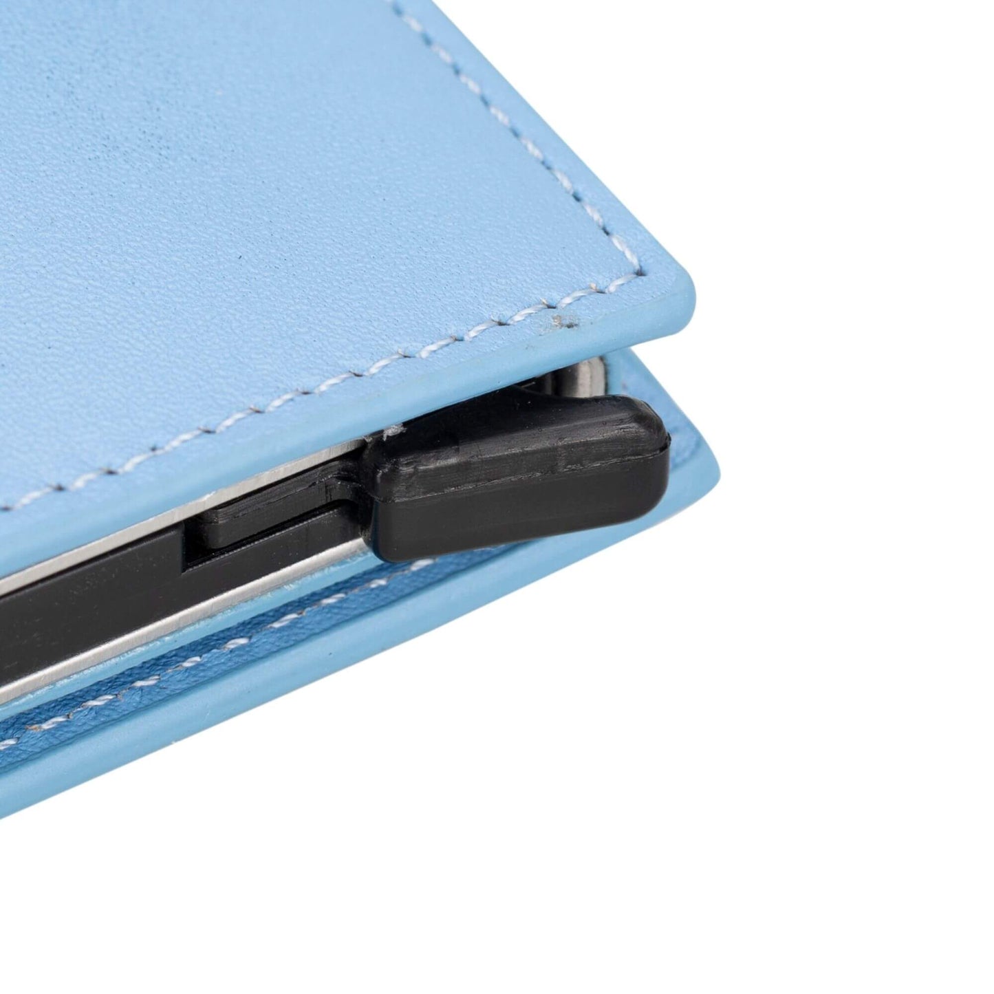 Douglas Genuine Leather Pop-Up Wallet with AirTag Slot - RFID Blocking Cardholder - Concordia Style Boutique