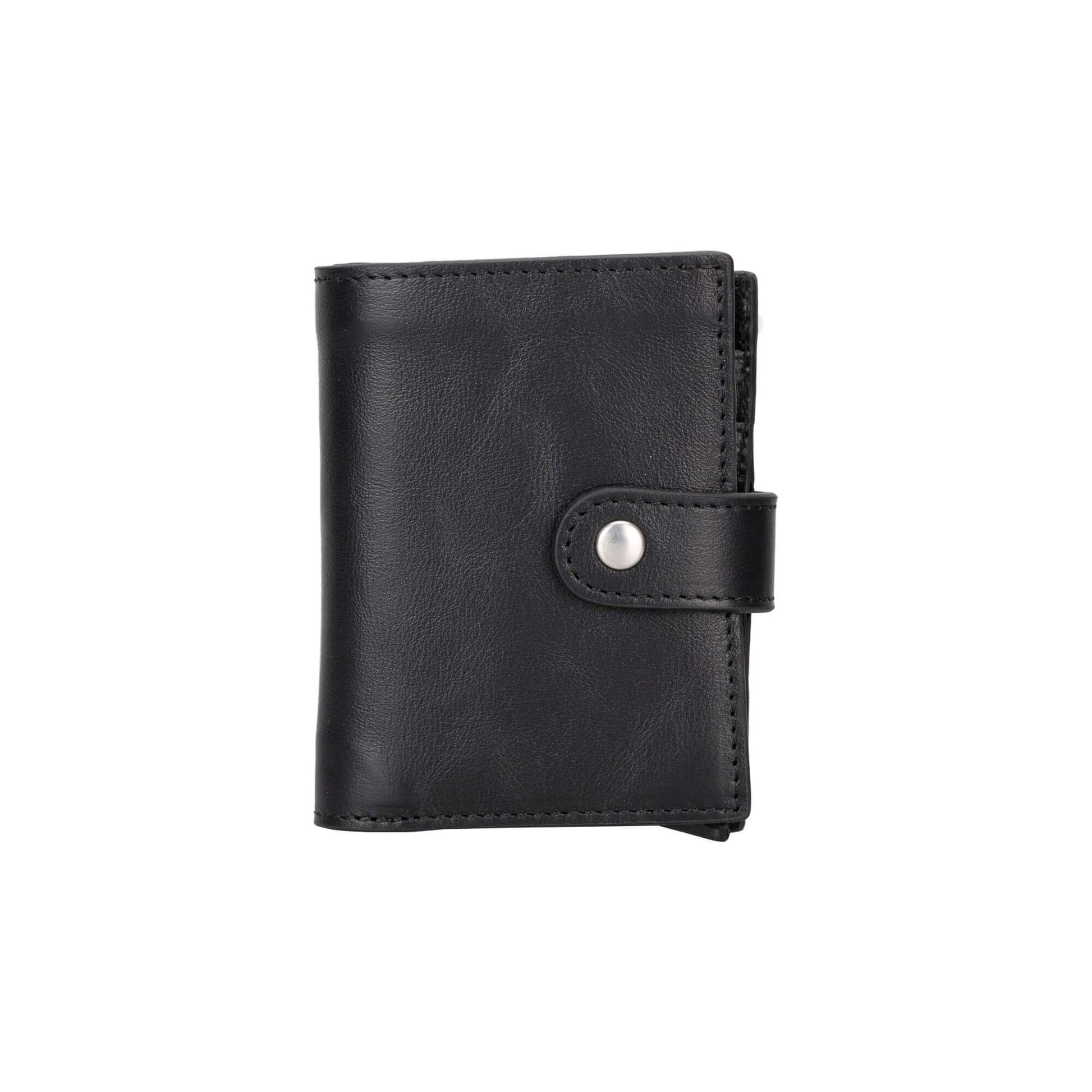 Douglas Genuine Leather Pop-Up Wallet with AirTag Slot - RFID Blocking Cardholder - Concordia Style Boutique