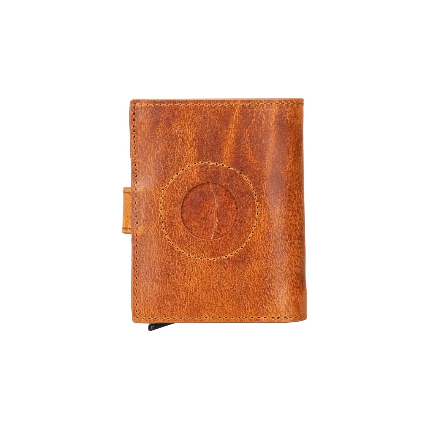 Douglas Genuine Leather Pop-Up Wallet with AirTag Slot - RFID Blocking Cardholder - Concordia Style Boutique
