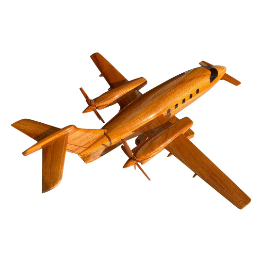 P180 Piaggio Mahogany wood Airplane model