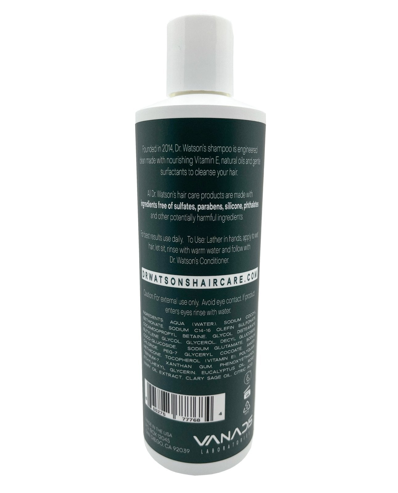 Dr. Watson's Hair Care | Shampoo | The Original | Sulfate Free | pH Balanced | 16 Oz. - Concordia Style Boutique
