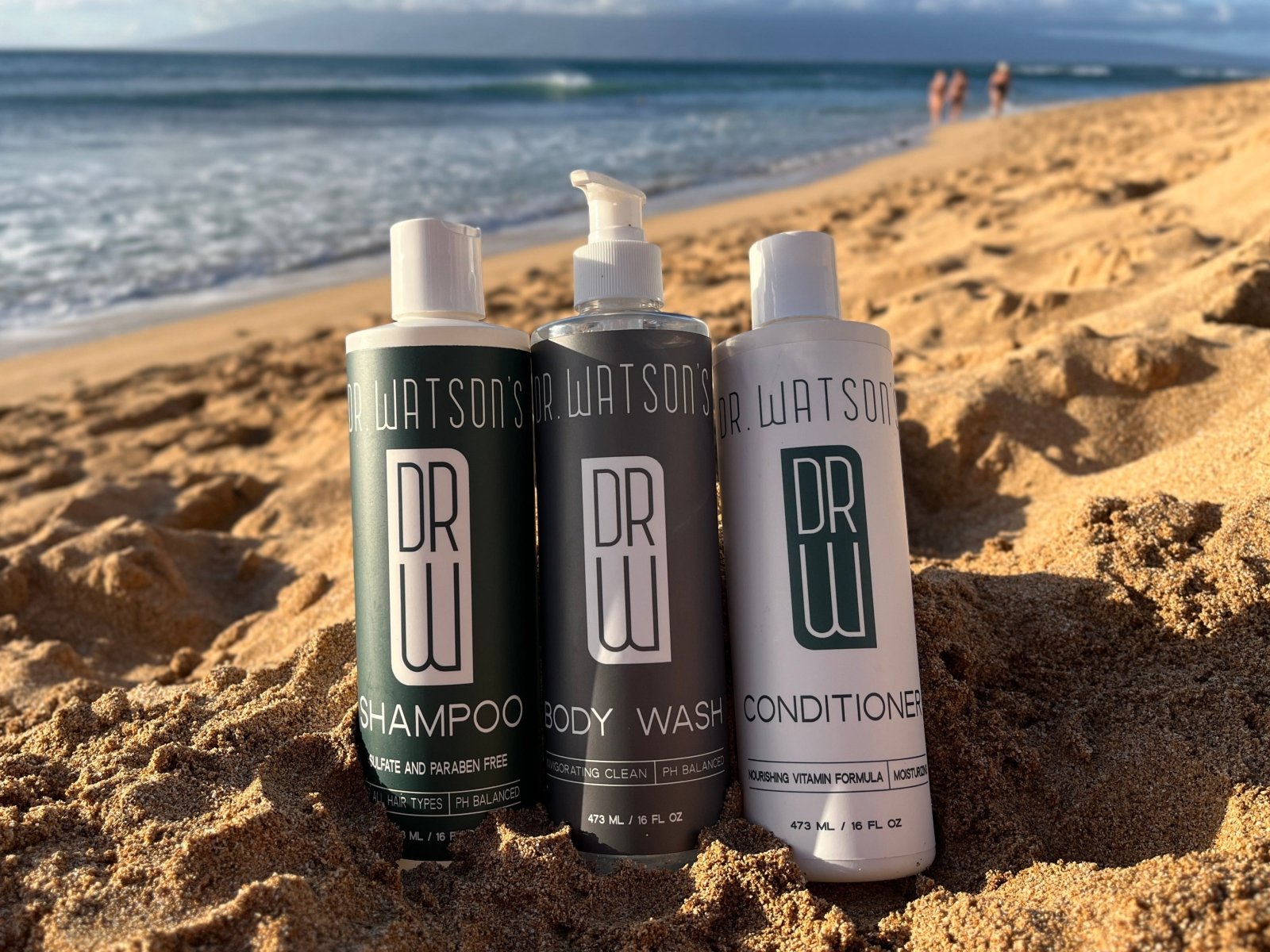 Dr. Watson's Hair Care | Trio of Shampoo & Conditioner & Body Wash | 16 Oz Each - Concordia Style Boutique