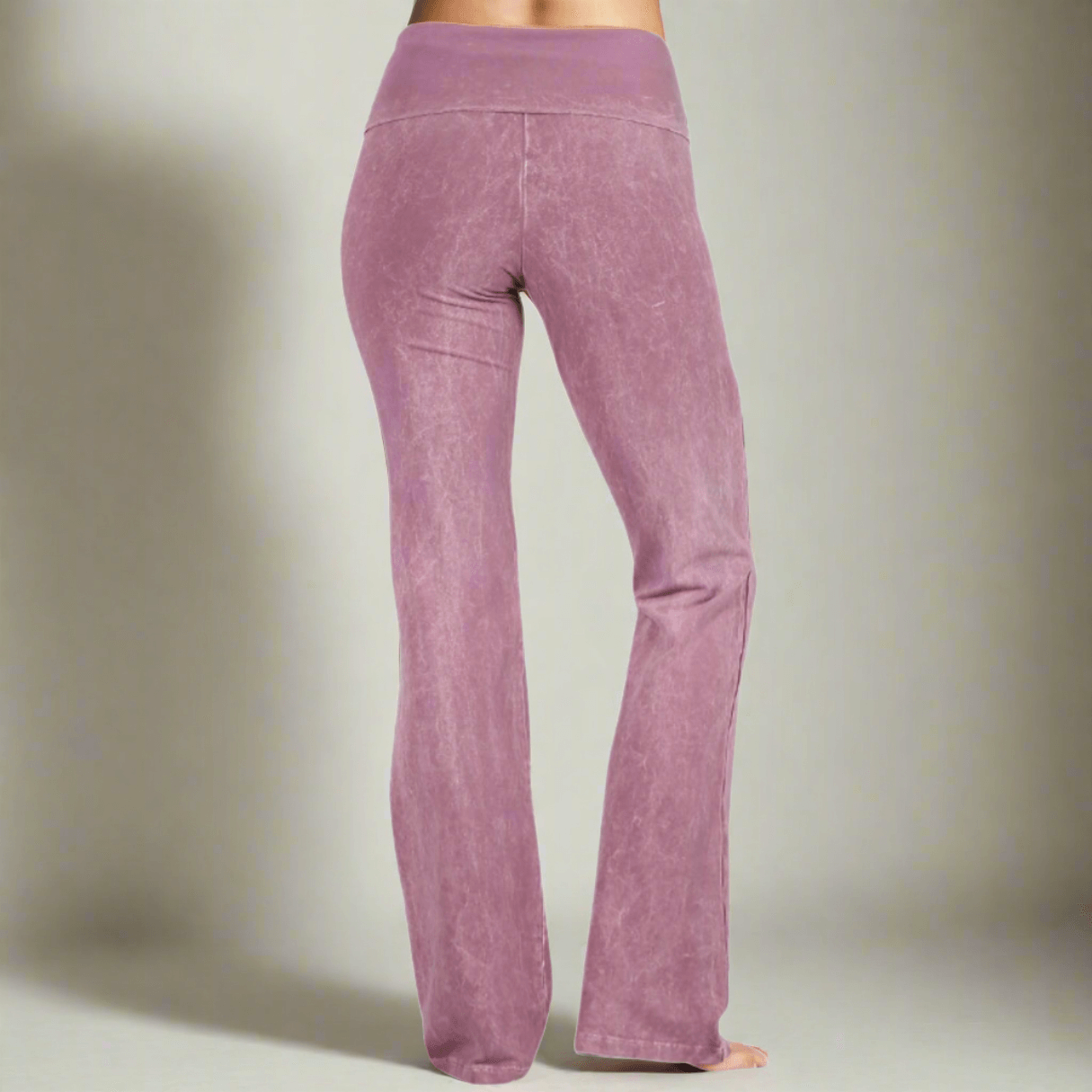 Bootcut Flare Mineral Washed Jeggings in Made in USA - Concordia Style Boutique