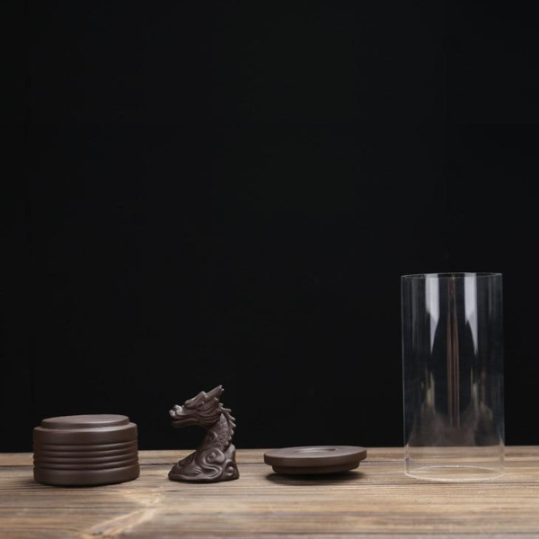 Aries Dragon Backflow Glass Incense Burner