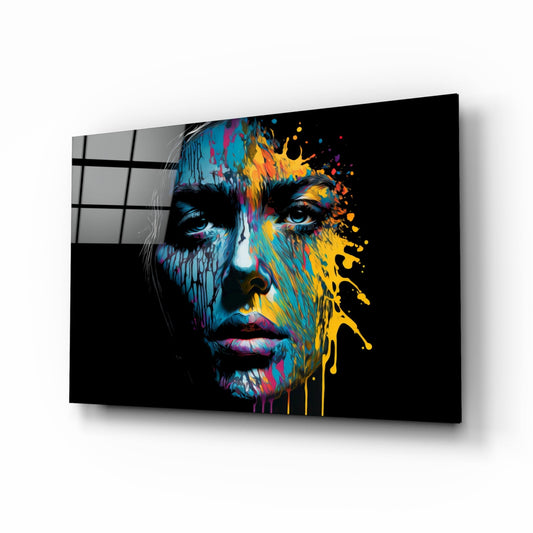 Beautiful Splash Glass Wall Art  || Designer Collection