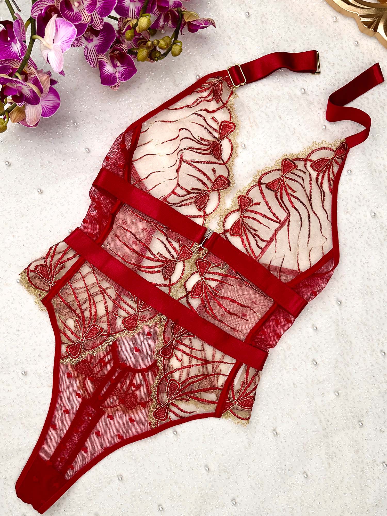 Rosalie Blood Moon Bodysuit - Concordia Style Boutique