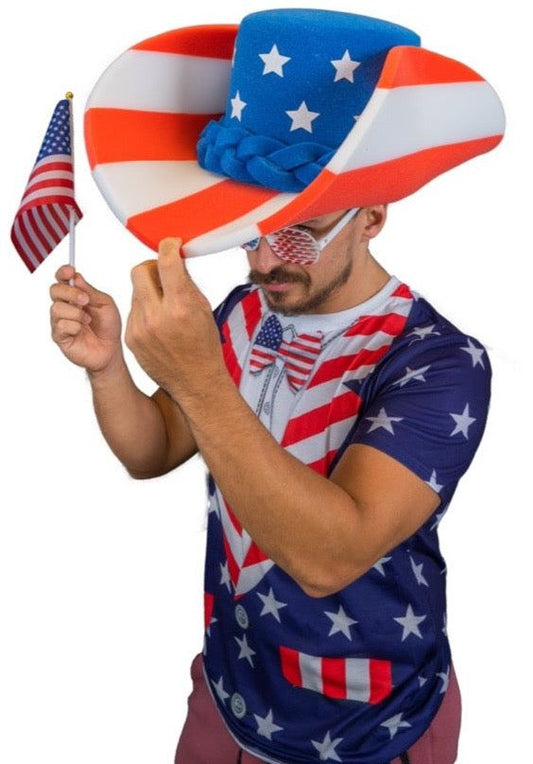USA Giant Cowboy Hat - Concordia Style Boutique