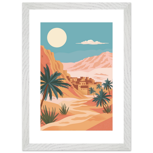 Ancient Jerusalem in the Sands Framed Art