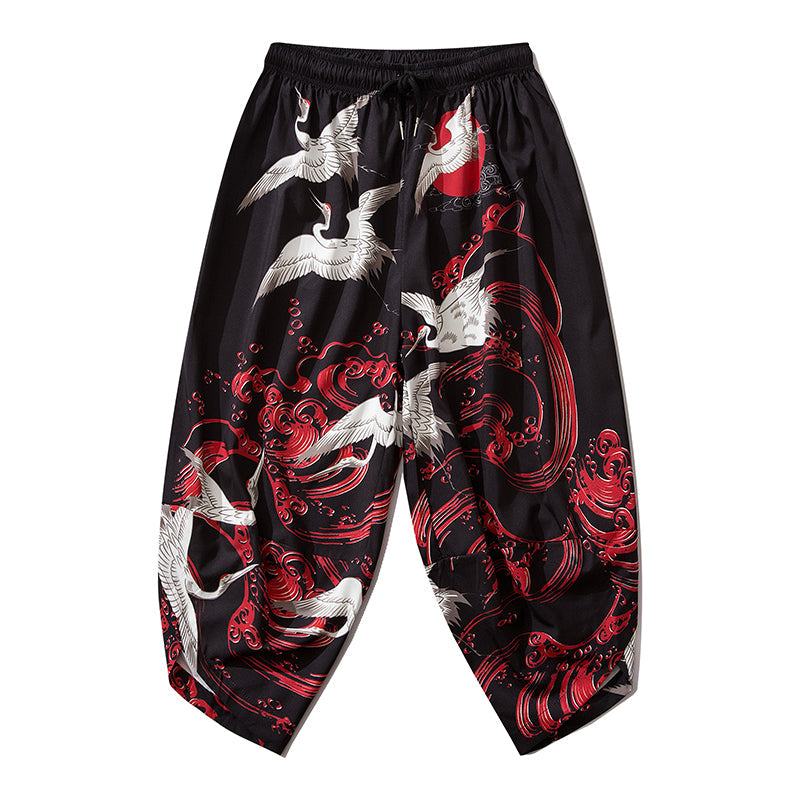 YC142 Red River Cranes Lightweight Pants - Concordia Style Boutique