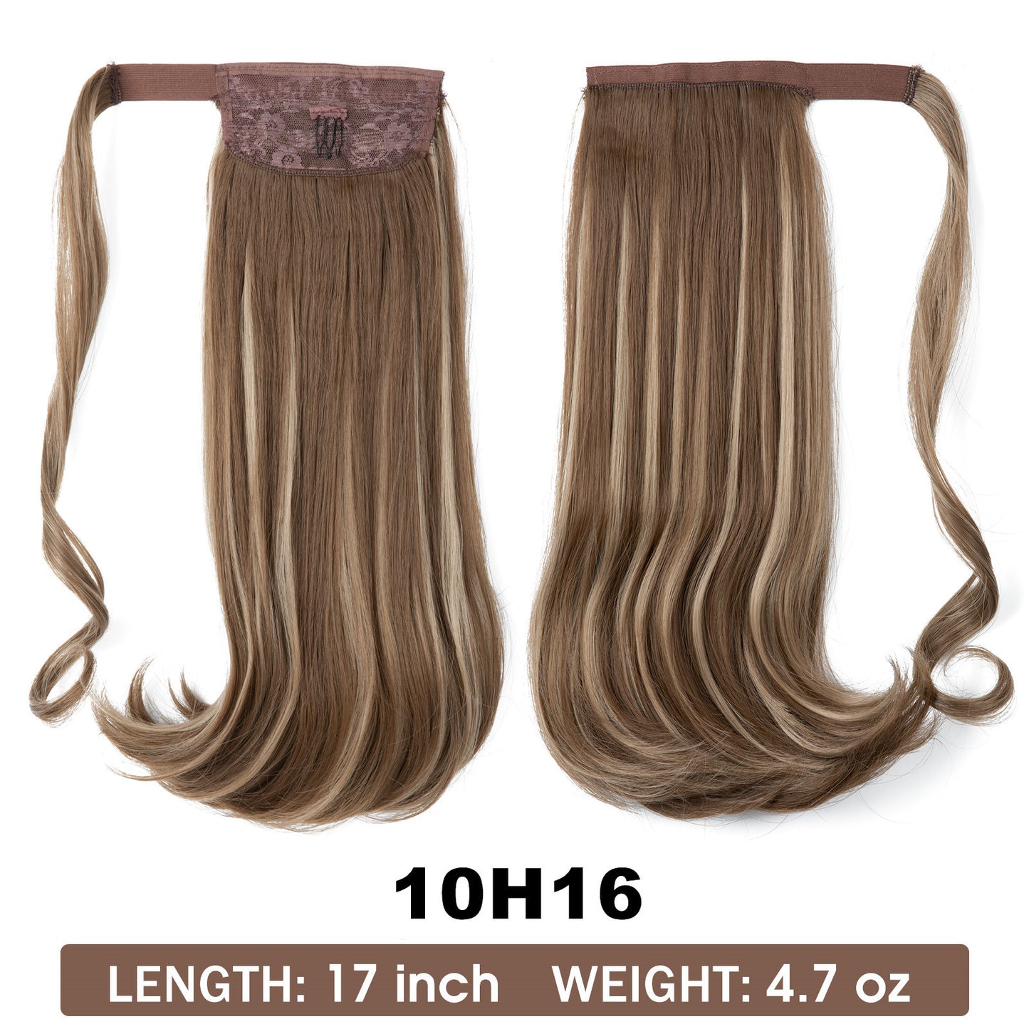 Wig Ponytail Long Straight Hair Elastic Velcro - Premium wig from Concordia Style Boutique - Just $13.97! Shop now at Concordia Style Boutique