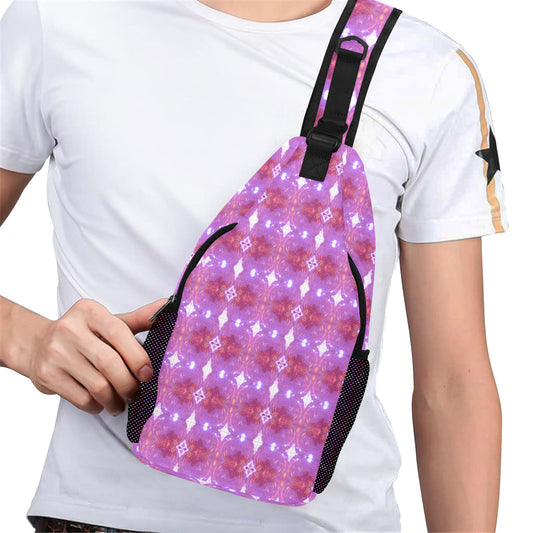 Men's Casual Chest Bag  -"Pink" - Premium Shoulder Bag from Concordia Style Boutique - Just $34.56! Shop now at Concordia Style Boutique