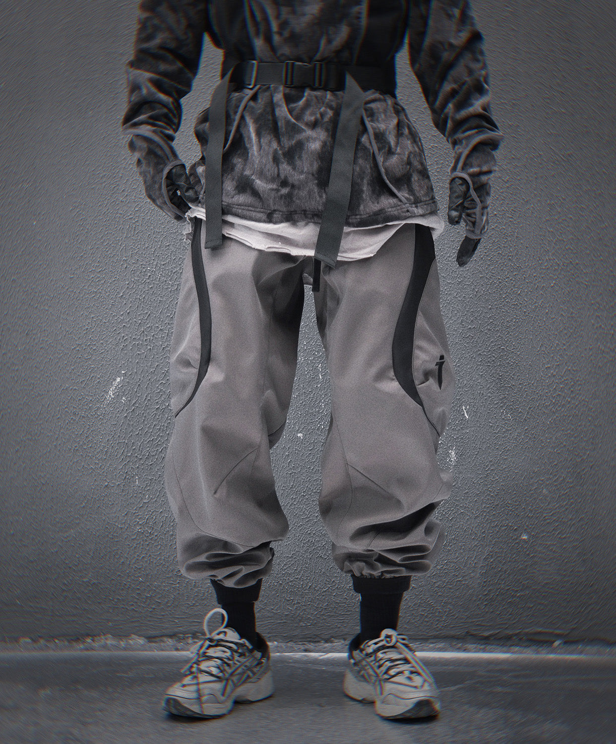 HiP44 Grey Alien Tech Joggers