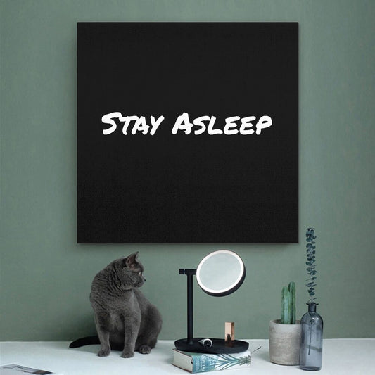 Square Unframed Canvas Prints - Stay Asleep - Premium Square Unframed Canvas Prints from Concordia Style Boutique - Just $7.25! Shop now at Concordia Style Boutique