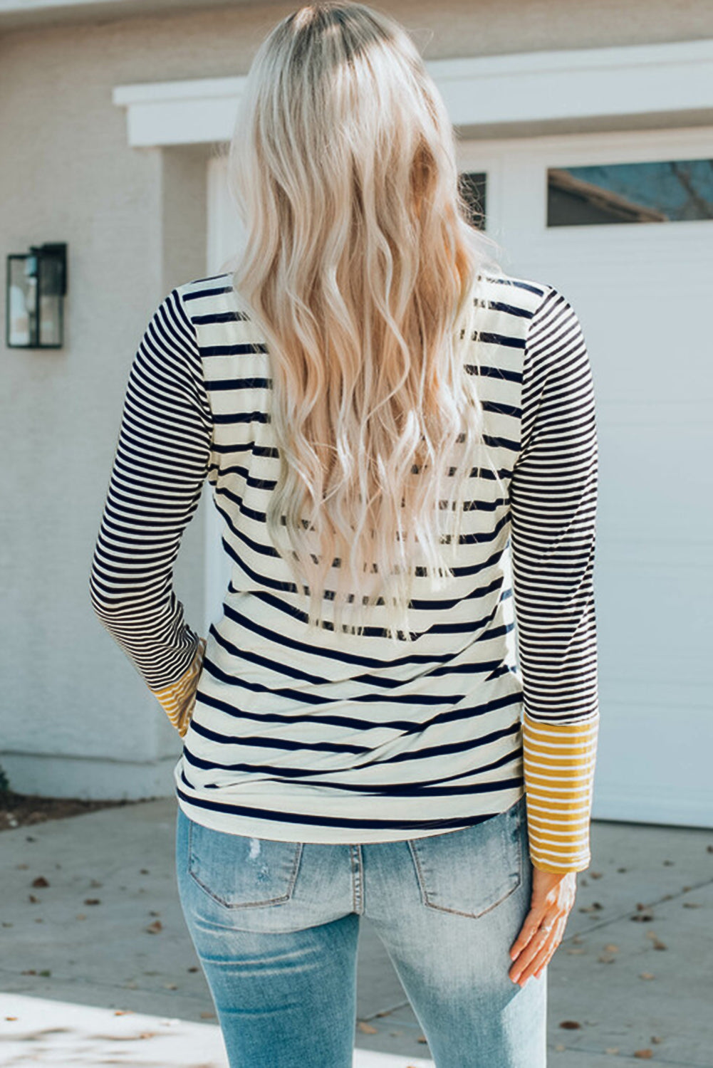 Annie Stripe Button Henley Top - Concordia Style Boutique