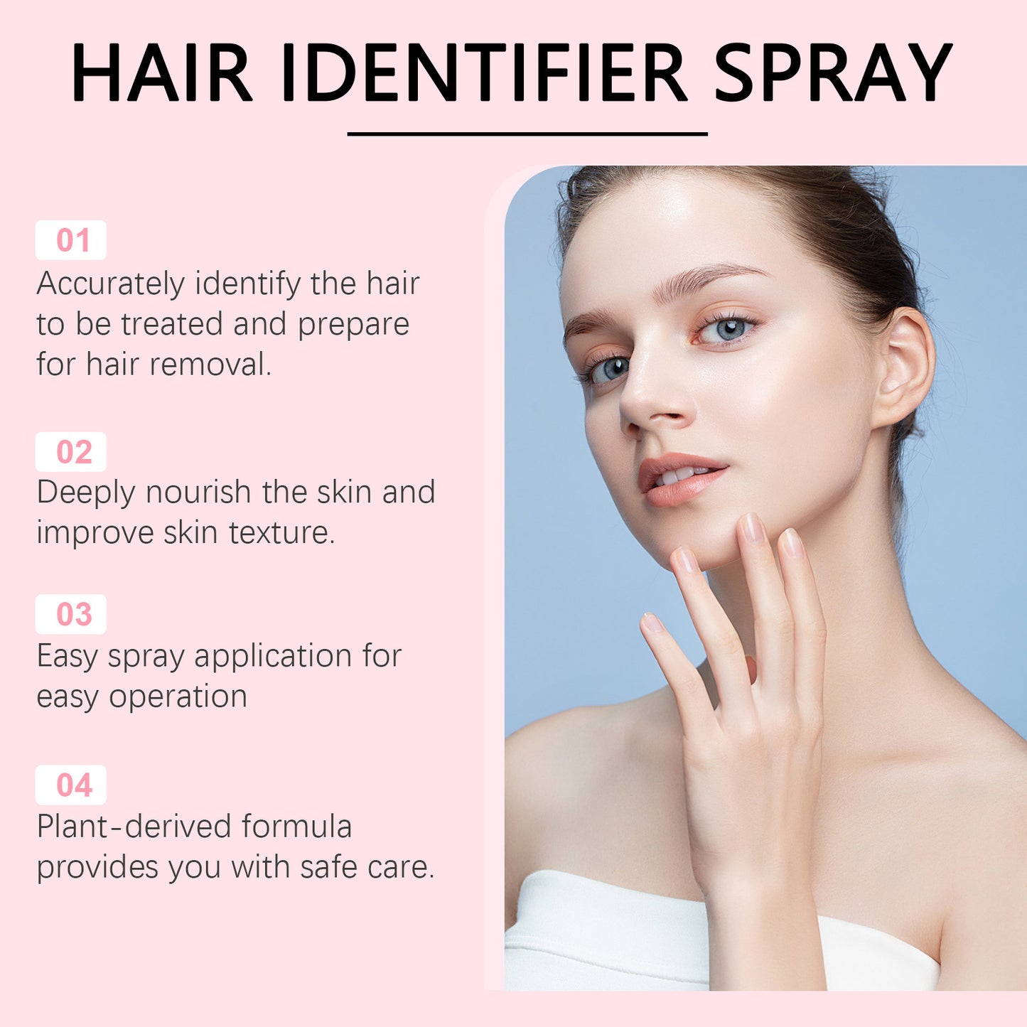 Hair Identifier Spray Set for Face Shaving - Moisturizing Dermaplaner Spray for Facial Skincare - Premium Hair Identifier Spray Set for Face Shavi from Concordia Style Boutique - Just $7.97! Shop now at Concordia Style Boutique