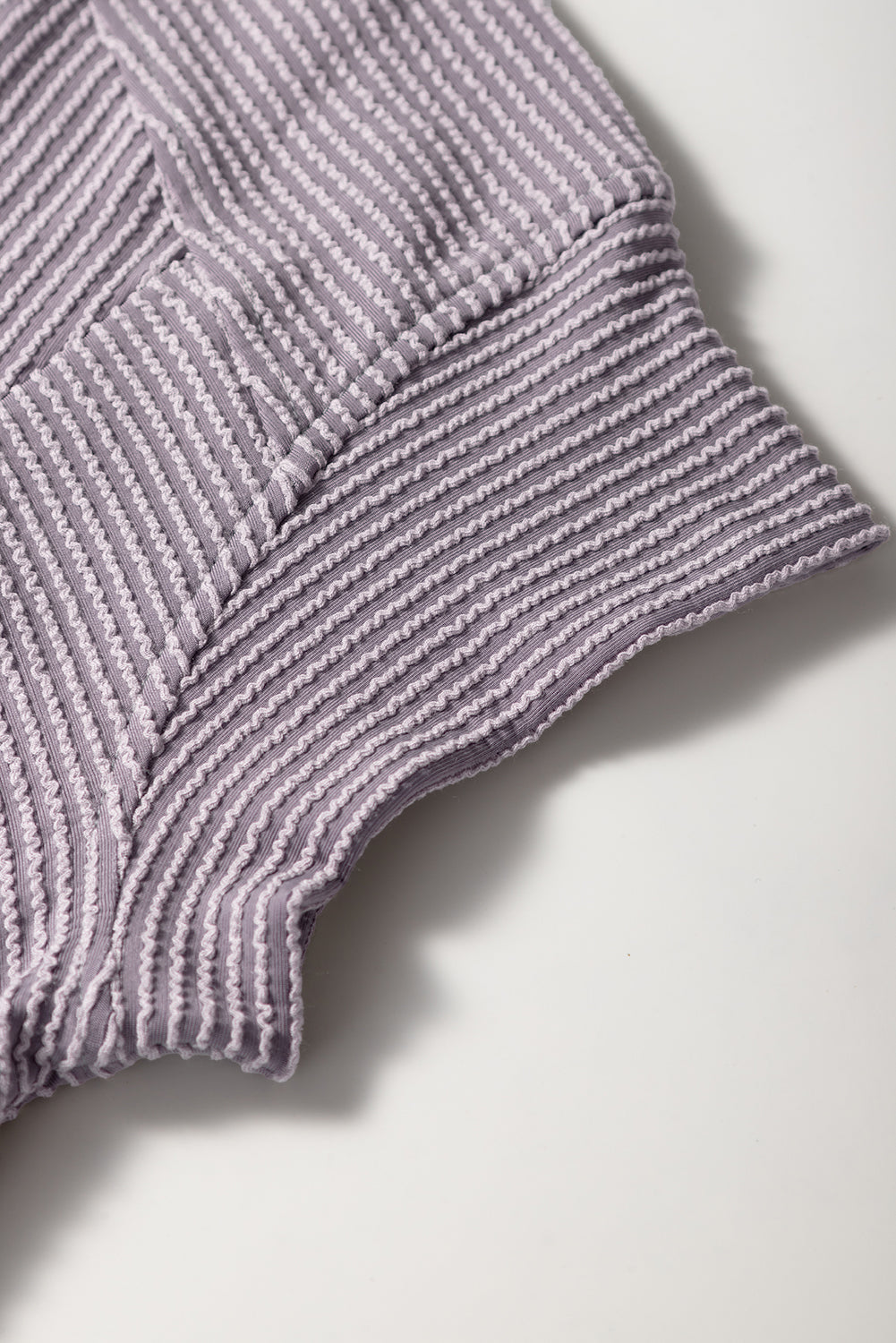 Luxury Solid Corded Short Sleeve T Shirt And Wide Leg Pants Set - Concordia Style Boutique