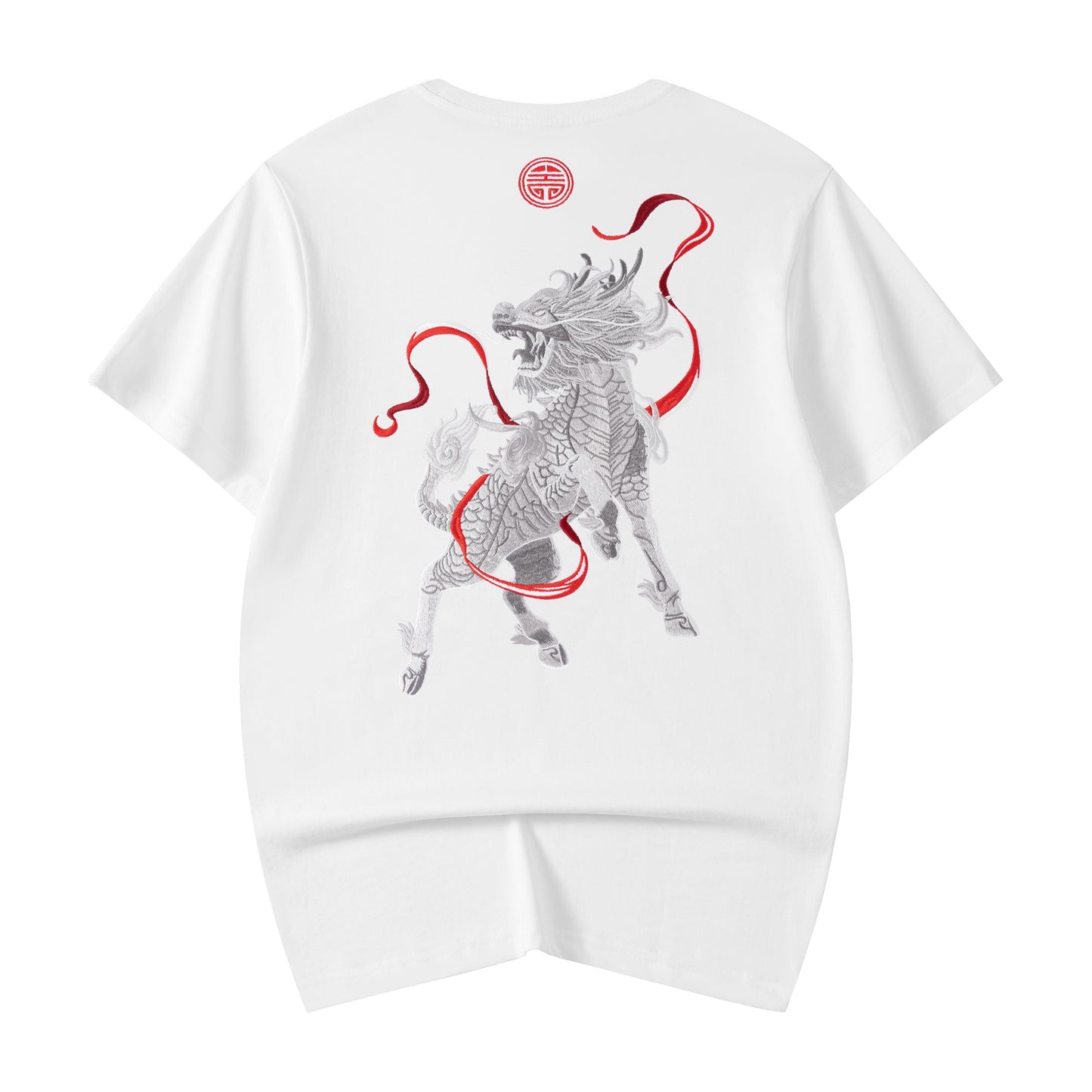 KH755 Raging Kirin Embroidery Tee - Concordia Style Boutique