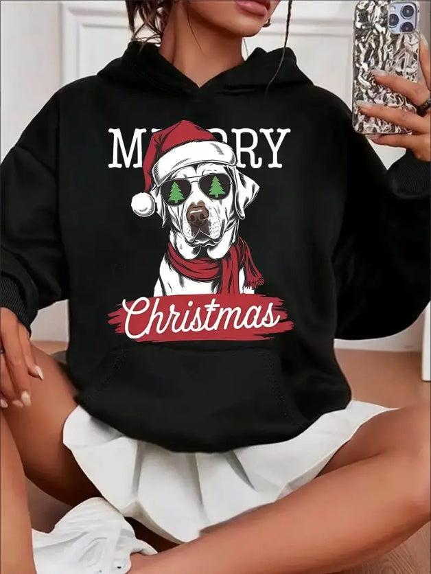 Women’s Christmas Dog Hoodie
