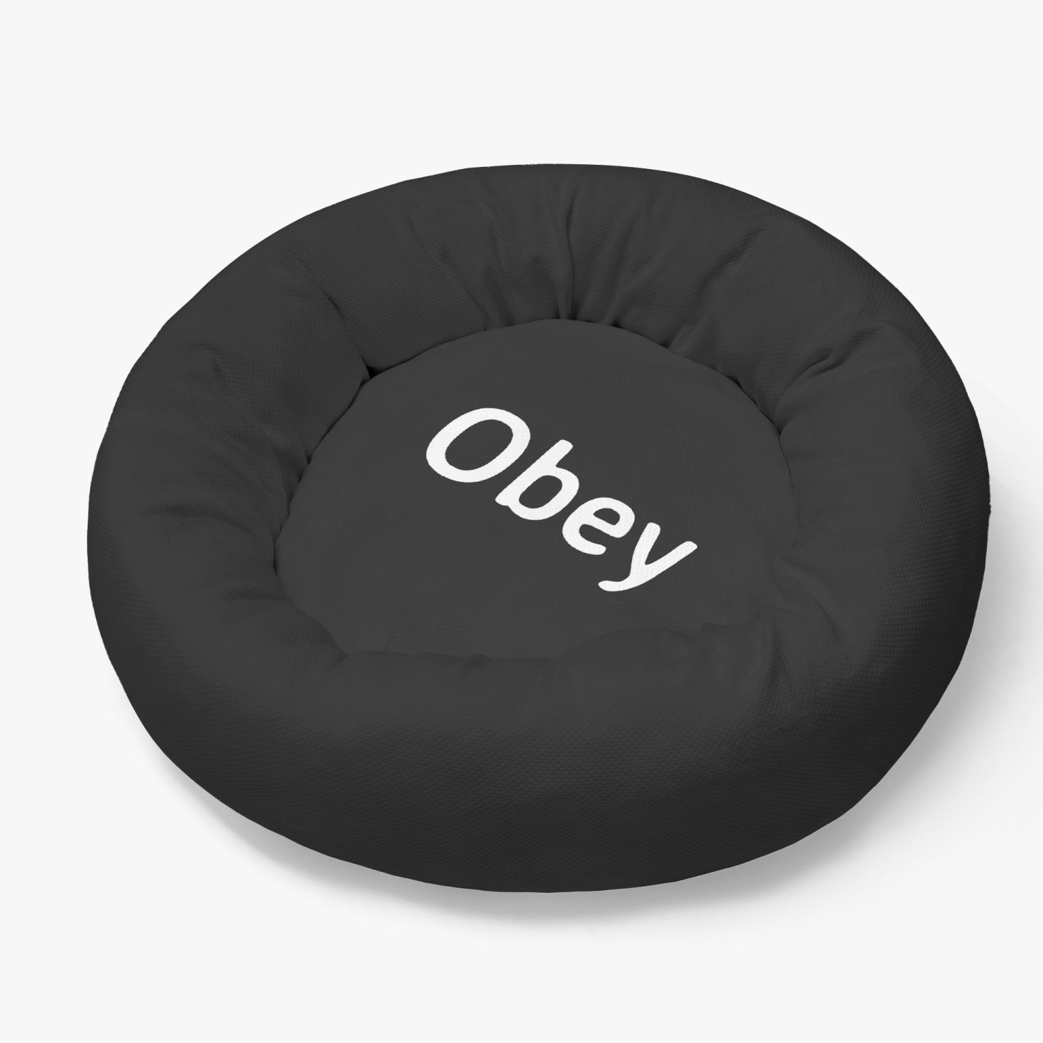 Obey - Round Small Size Pet Bed - Premium pet bed from Concordia Style Boutique - Just $25.50! Shop now at Concordia Style Boutique