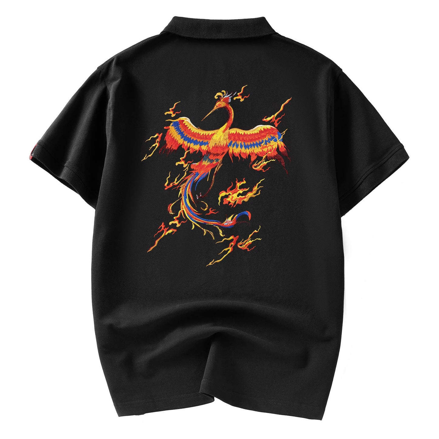 Flying Phoenix Embroidery Polo - Concordia Style Boutique