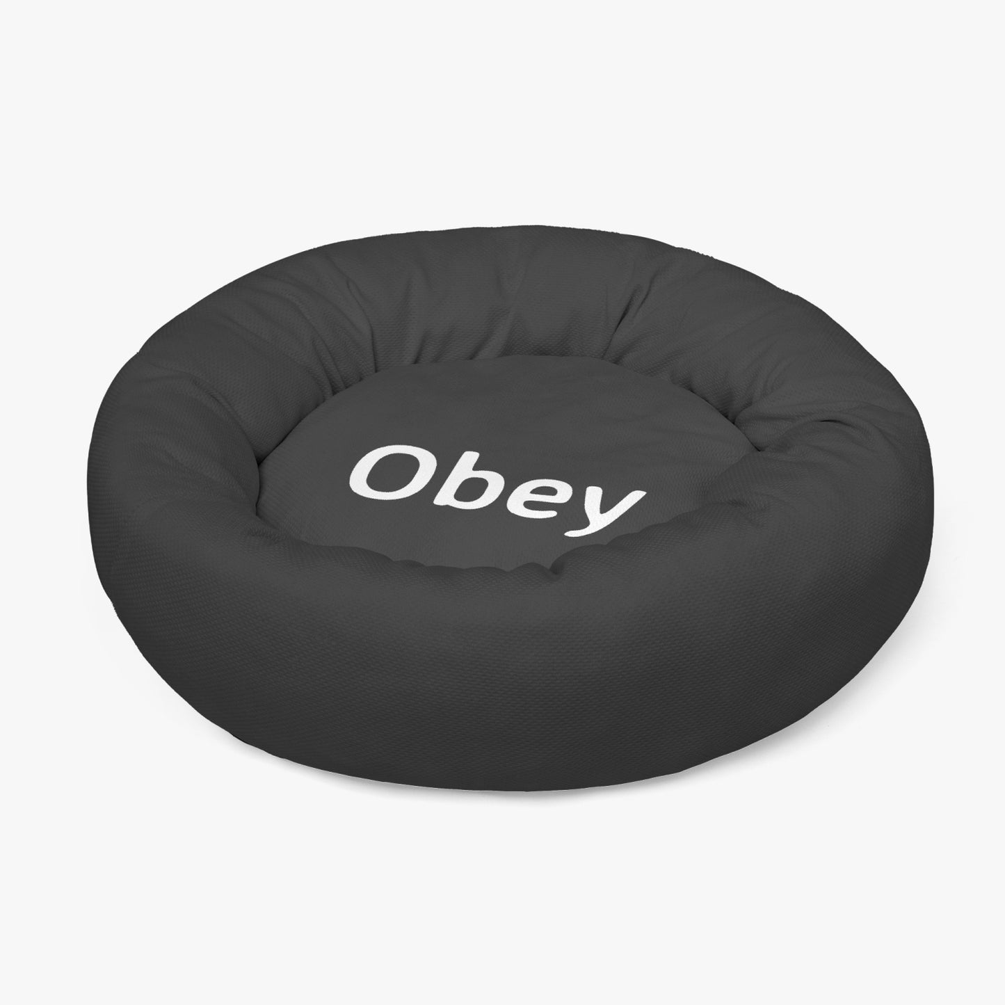 Obey - Round Small Size Pet Bed - Premium pet bed from Concordia Style Boutique - Just $25.50! Shop now at Concordia Style Boutique