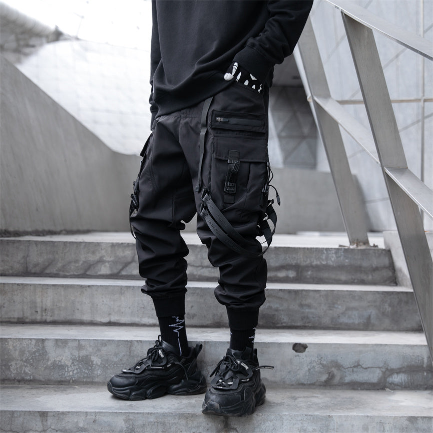 IBP171 Paratrooper Matte Black Joggers - Concordia Style Boutique