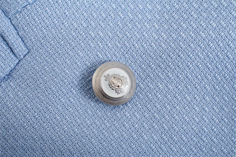 Women's Textured Double-breasted Blazer