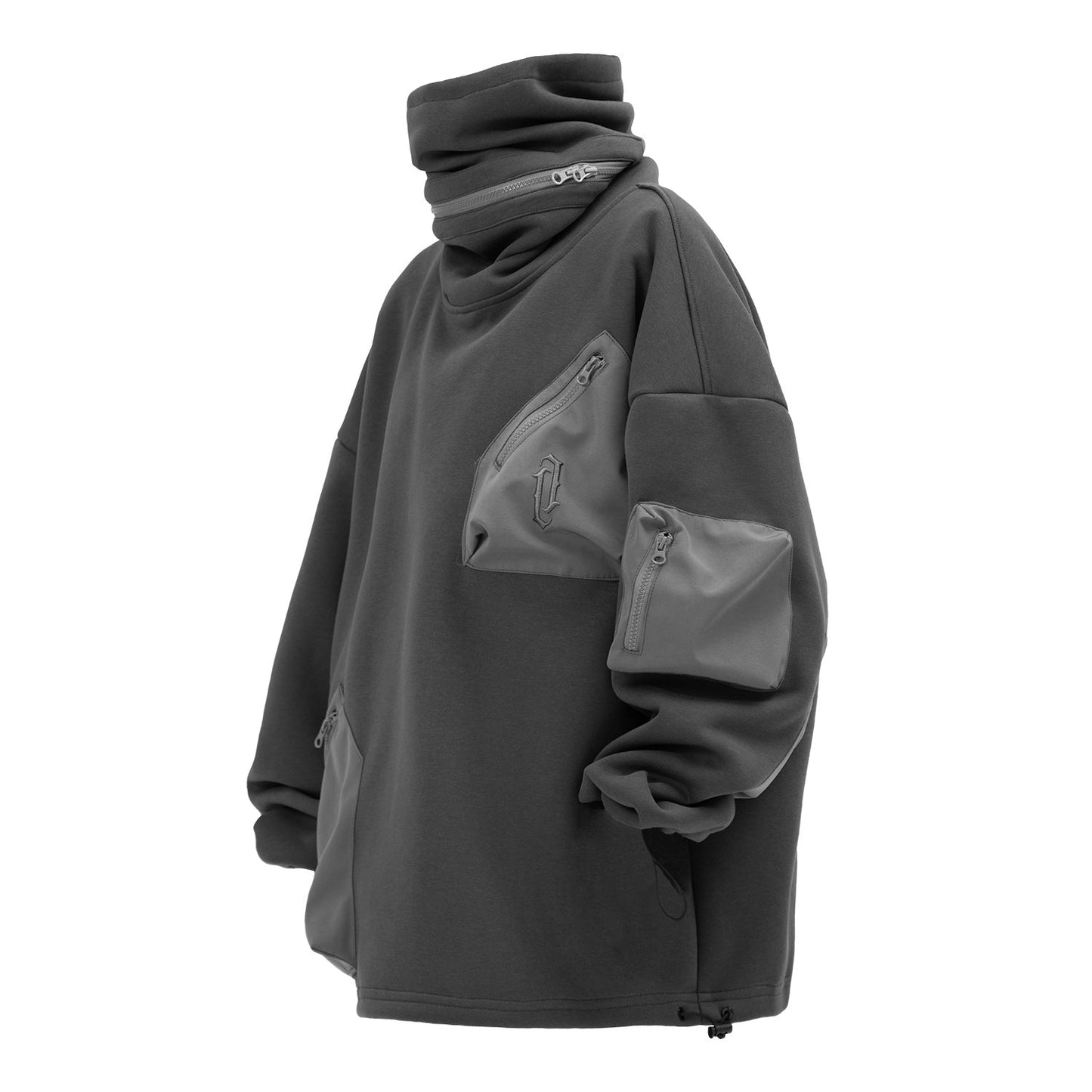 HiH33 Grey Utility Hoodie - Concordia Style Boutique