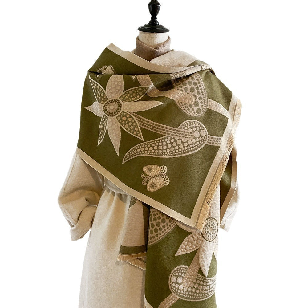 Women's Scarf - Soft Winter Artificial Cashmere For All Day Warmth And Comfort