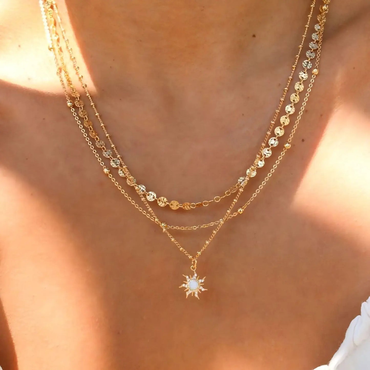 Stellar Drift Layered Necklace