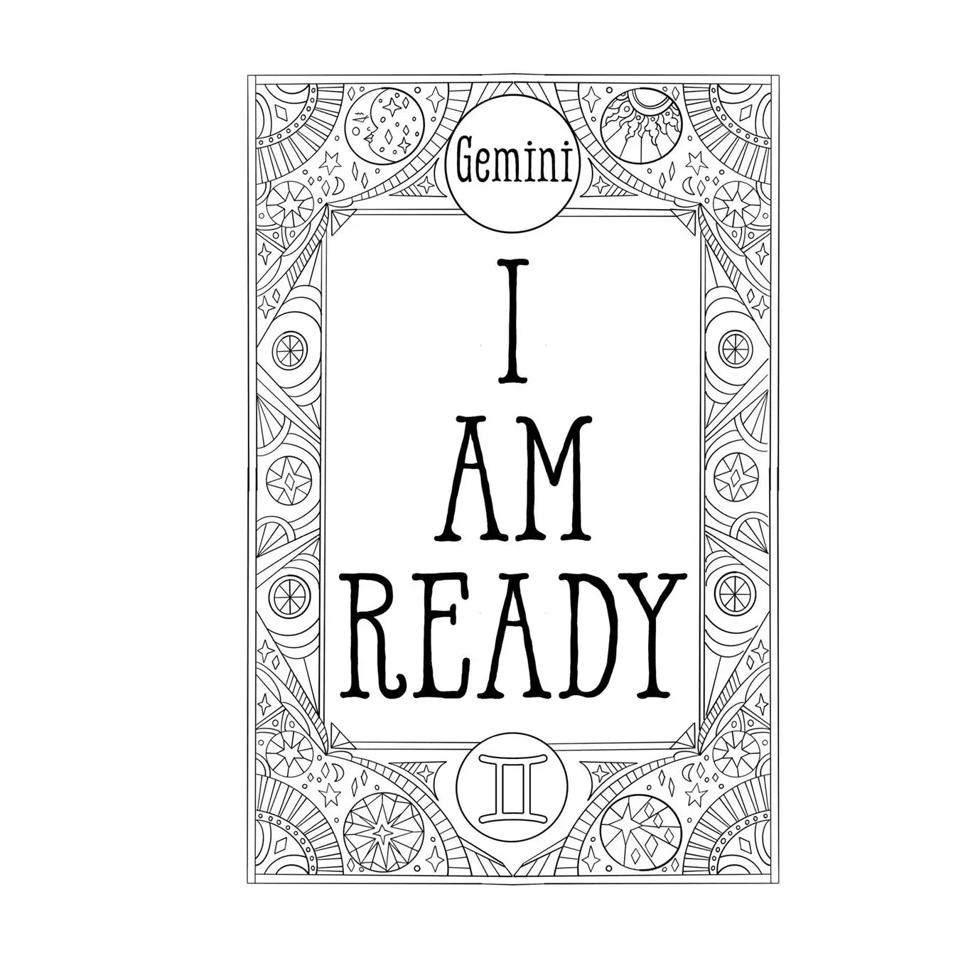 Coloring Book Gemini - Concordia Style Boutique