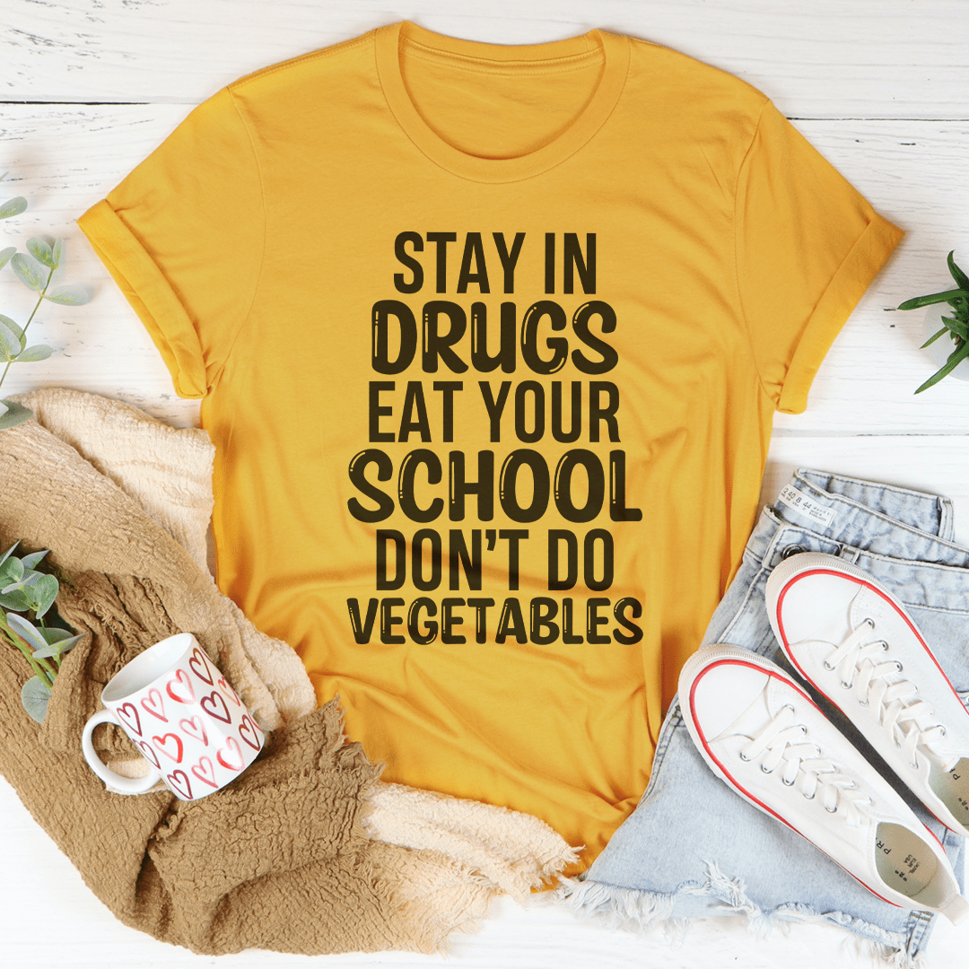 Eat Your School Don't Do Vegetables Tee - Concordia Style Boutique
