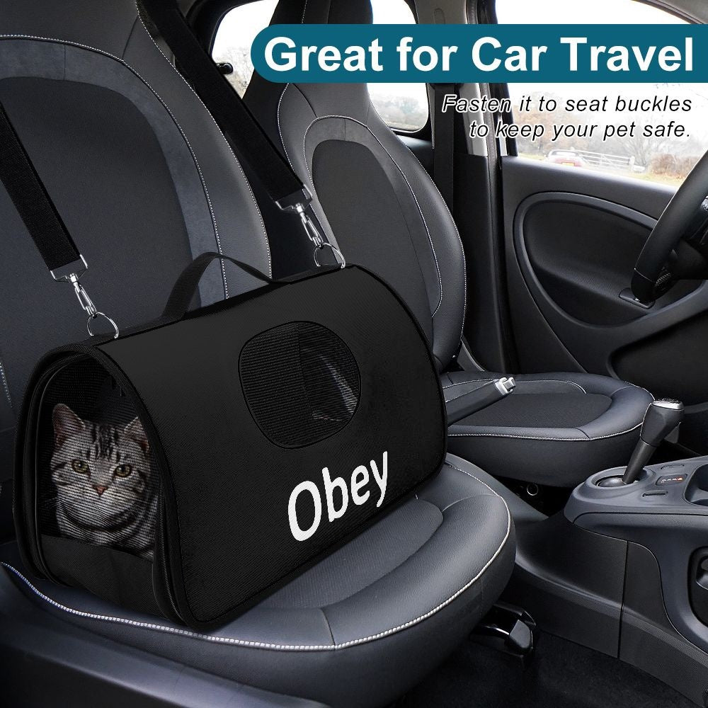 Pet Carrier Bag - Obey - Premium pet carrier from Concordia Style Boutique - Just $21.78! Shop now at Concordia Style Boutique