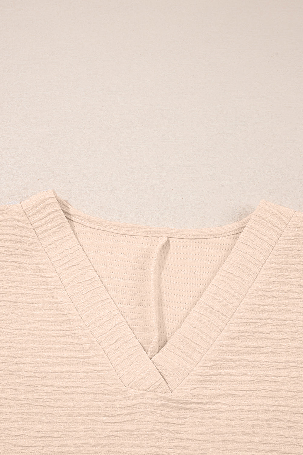 Luxury Textured V Neck T Shirt and Shorts Set - Concordia Style Boutique