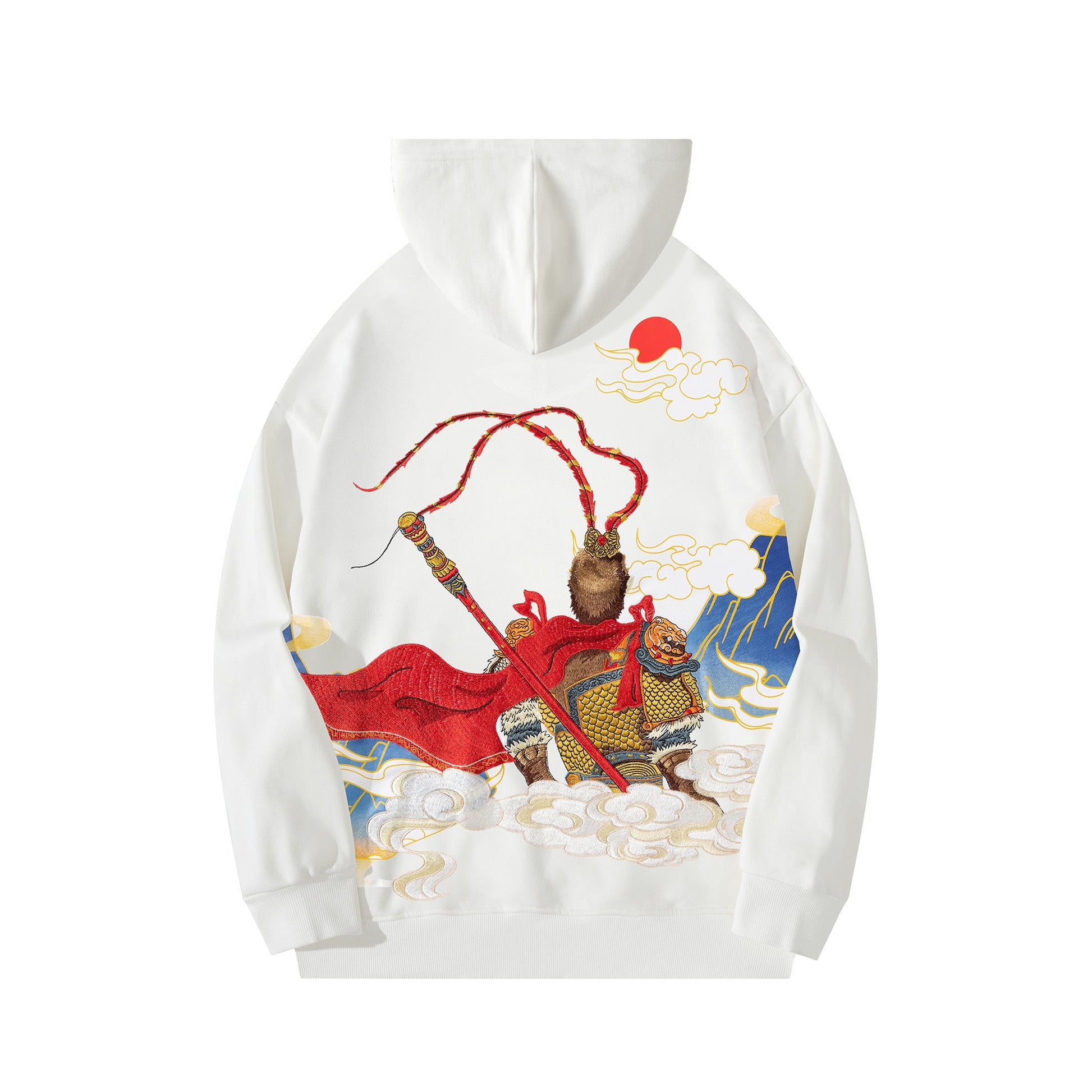 Monkey King Embroidery Hoodie - Concordia Style Boutique