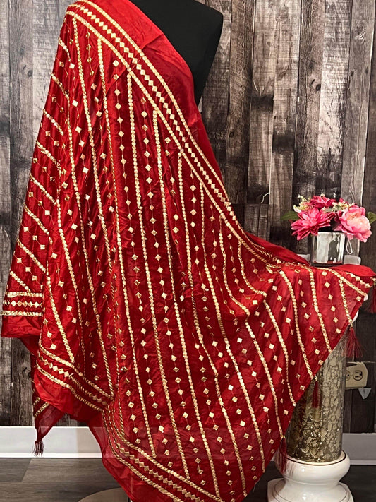 Chinon silk dupatta