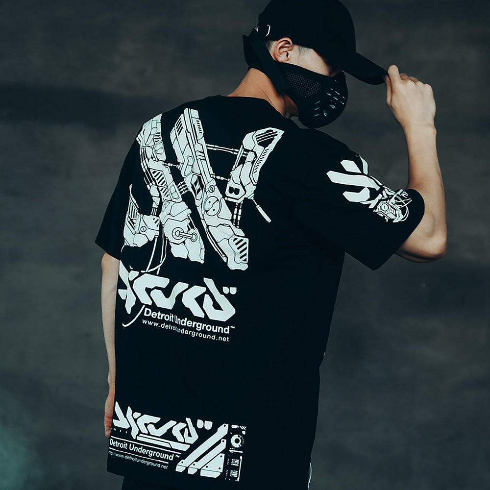 Sim9001 Cyberpunk Detroit Tee - Concordia Style Boutique