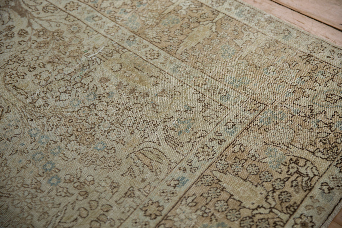 6.5x9.5 Vintage Distressed Tabriz Carpet