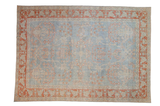8.5x12 Vintage Distressed Mahal Carpet
