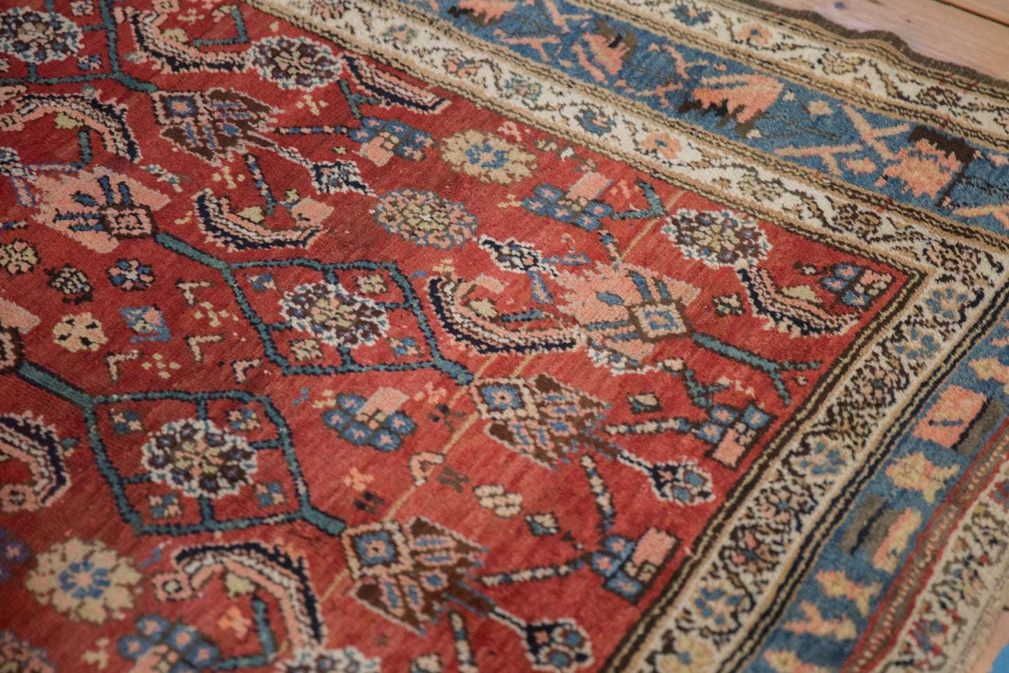 8.5x10.5 Vintage Kurdish Hamadan Carpet