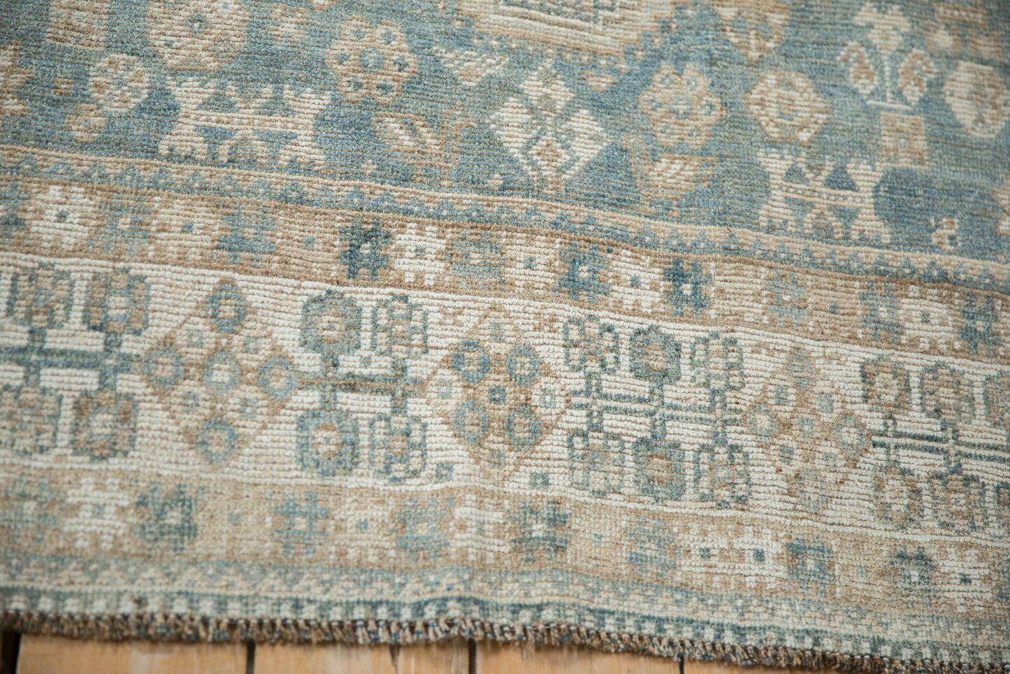 7x10 Vintage Distressed Qashqai Carpet