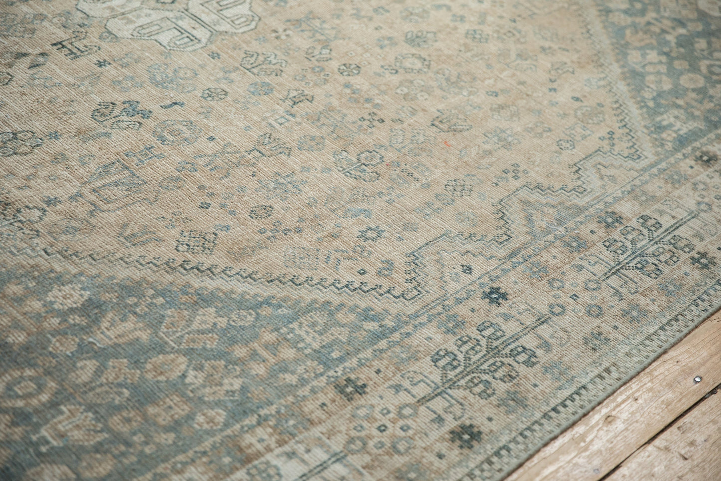 7x10 Vintage Distressed Qashqai Carpet