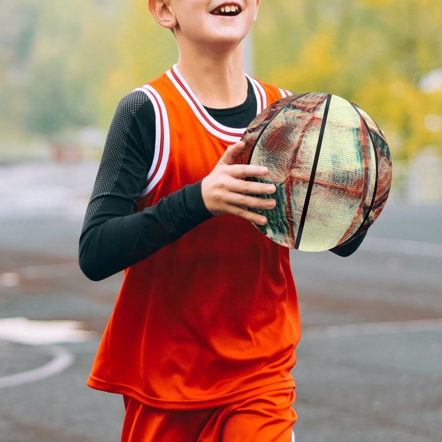 Basketball - Eight Panel Printed - Square Dance - Premium Basketball - Eight Panel Printed from Concordia Style Boutique - Just $33! Shop now at Concordia Style Boutique