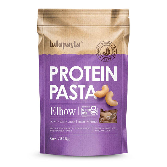 Elbow Protein Pasta - 19g Protein & 4g Net Carb, Lupin Pasta, Keto Pasta, Gluten Free, 8 oz. - Concordia Style Boutique