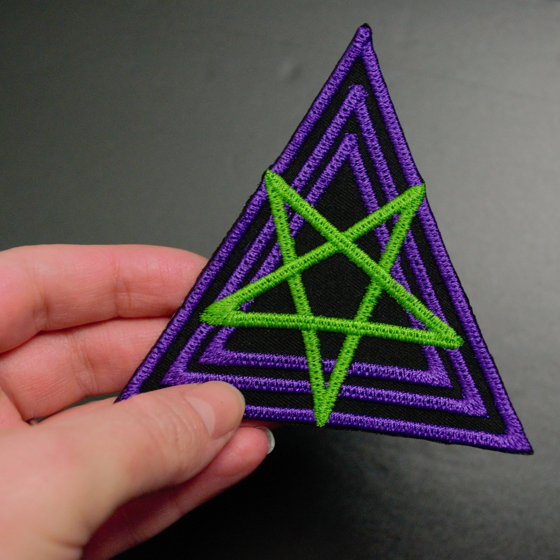 Tri-Pentagram Patch - Concordia Style Boutique