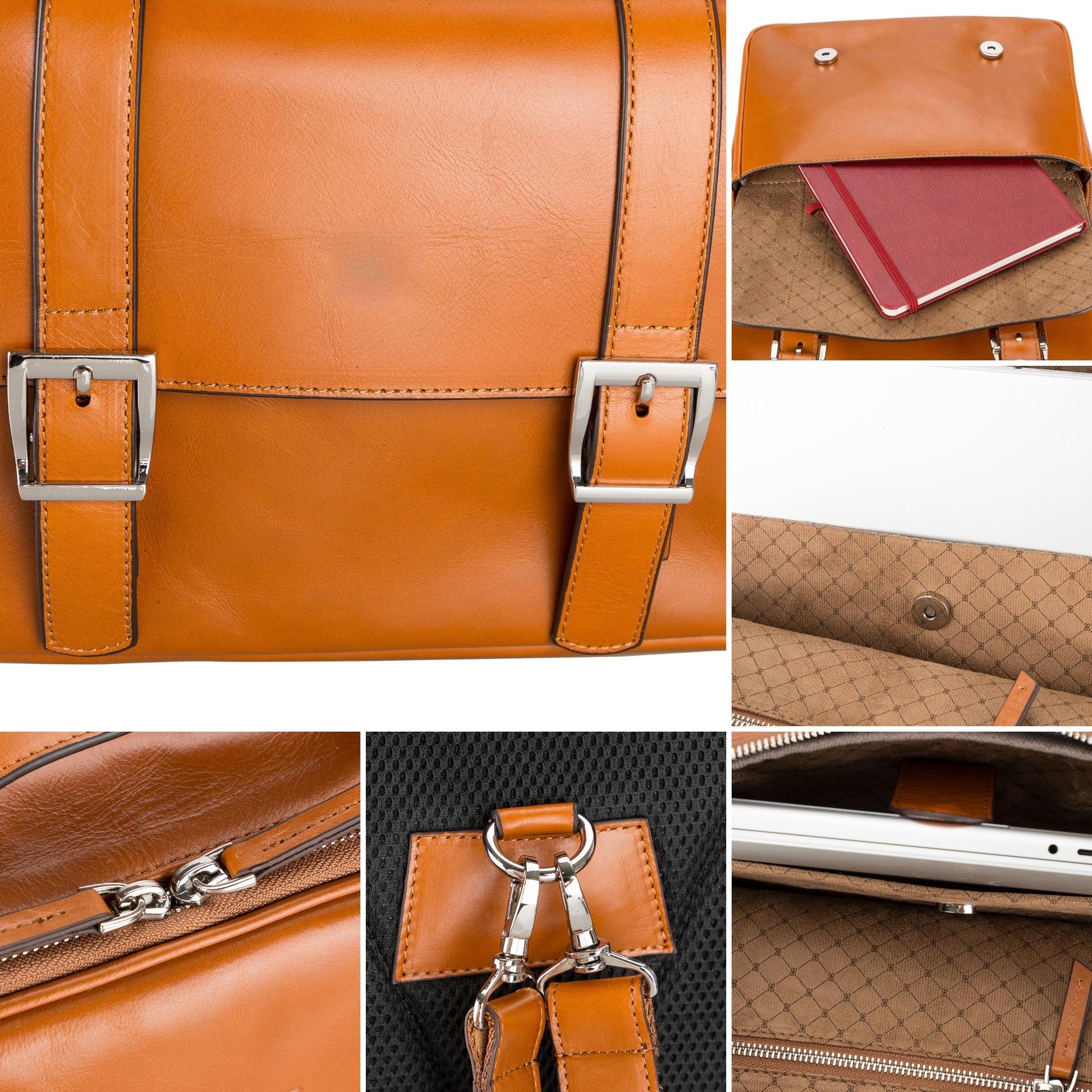 Elmira Leather Laptop Backpack for Men and Women - Concordia Style Boutique