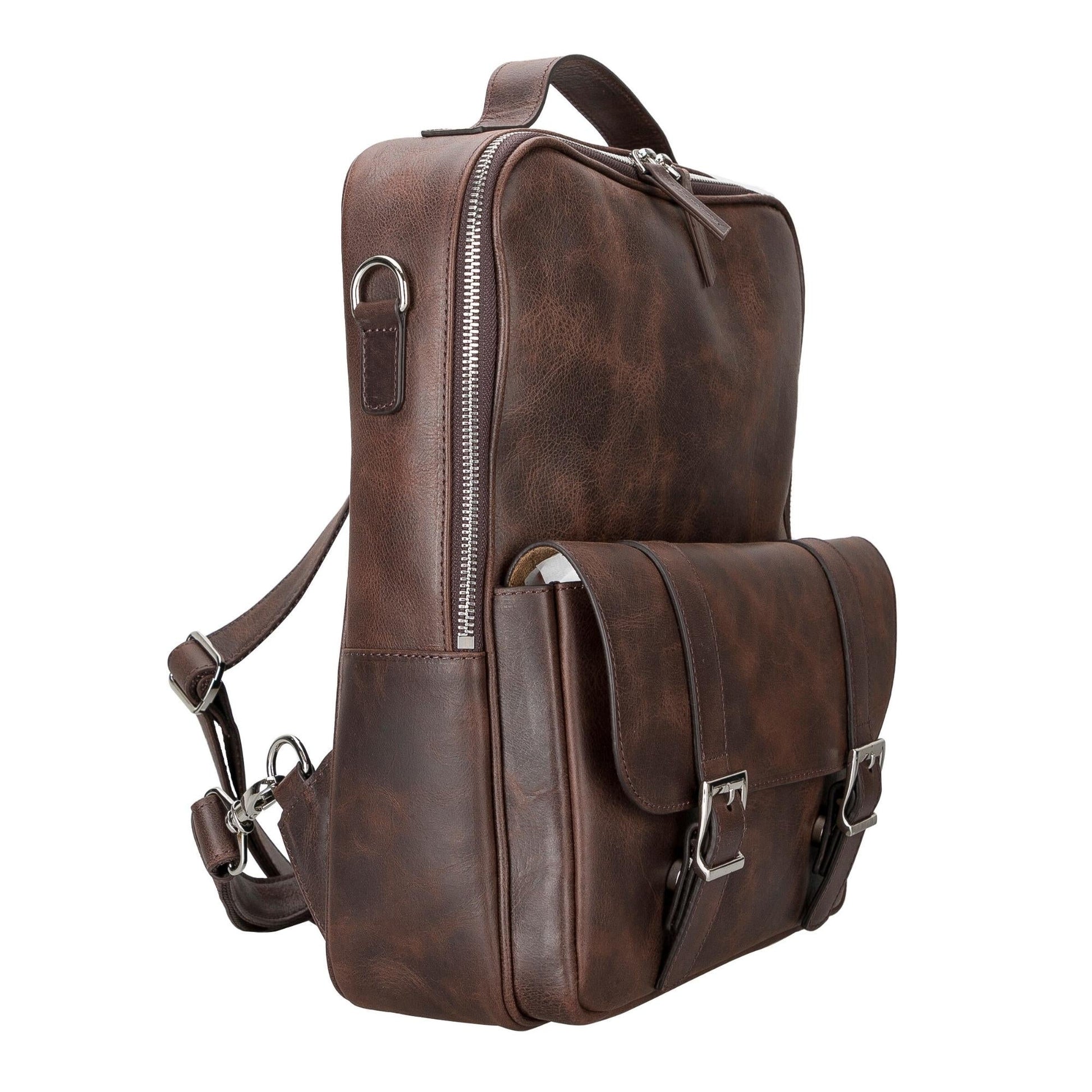 Elmira Leather Laptop Backpack for Men and Women - Concordia Style Boutique