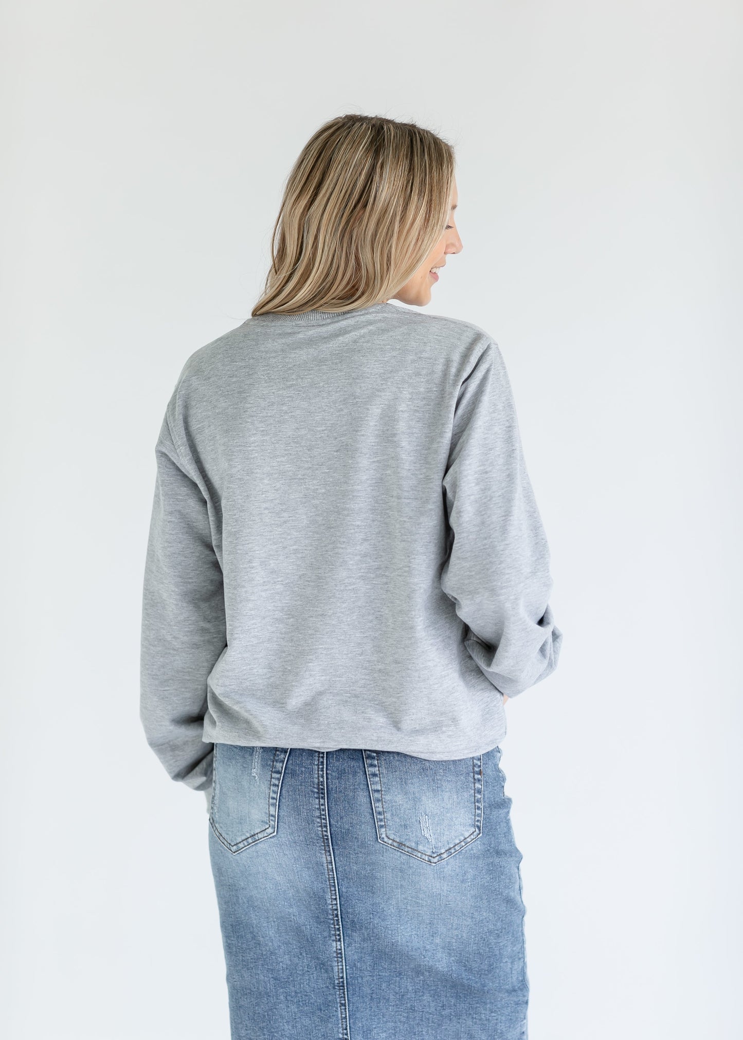 Embossed Inherit Logo Crewneck Sweatshirt - Concordia Style Boutique